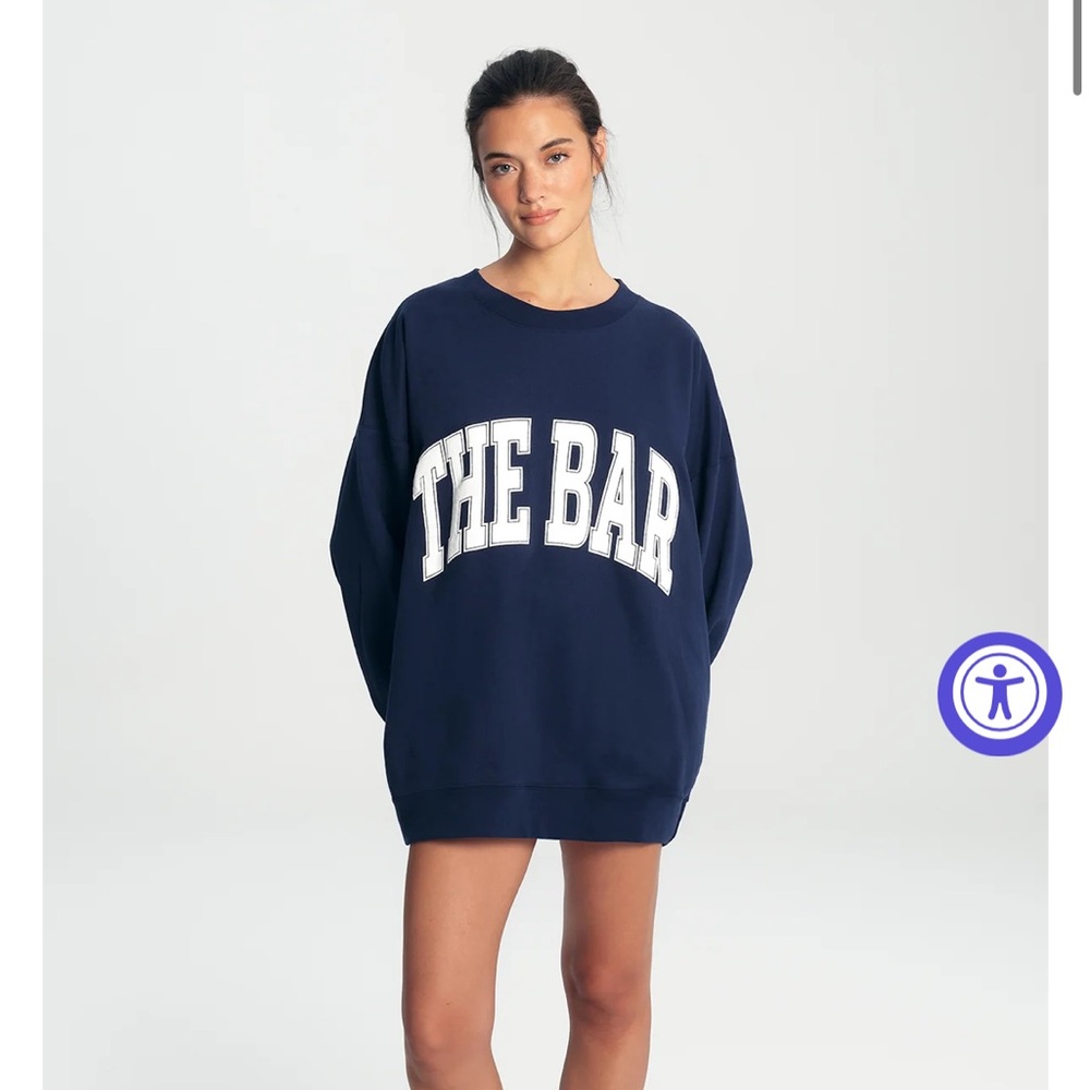 NEW The Bar Varsity Sweatshirt